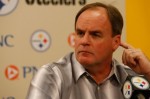Director of Football Operations Kevin Colbert of the Pittsburgh Steelers speaks during a press conference following practice on April 19, 2010 at the Pittsburgh Steelers South Side training facility in Pittsburgh, Pennsylvania. Getty Images / Jared Wickerham