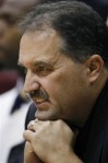 Orlando Magic head coach Stan Van Gundy reacts to a Utah Jazz three-pointer during the first half of an NBA basketball game in Salt Lake City, Friday Dec. 10, 2010. The Jazz defeated the Magic 117-105 . Clearly this is a Magic team that has lost its focus . AP Photo/Colin E Braley ........
